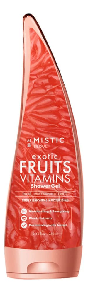 MISTIC Гель для душа с экстрактами фруктов и витаминами Exotic Fruits Vitamins Shower Gel
