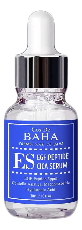 Cos De Baha Сыворотка для лица против морщин с пептидным комплексом EGF Peptide Cica Serum ES