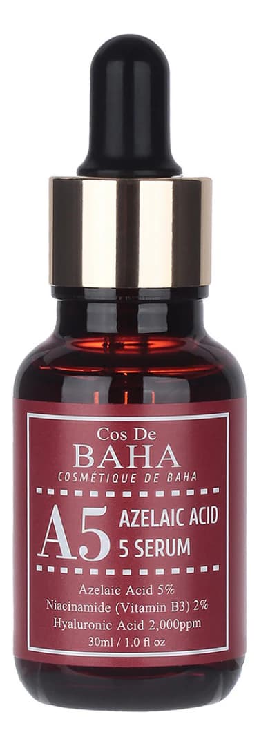 Cos De Baha Сыворотка для лица противовоспалительная с азелаиновой кислотой Azelaic Acid 5% Serum