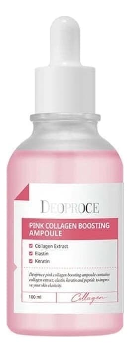 Deoproce Восстанавливающая сыворотка с коллагеном Pink Collagen Boosting Ampoule