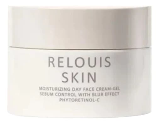 RELOUIS Увлажняющий дневной крем-гель для лица Себум-контроль с эффектом блюринга Relouis Skin Hydration & Repair Moisturizing Day Face Cream-Gel