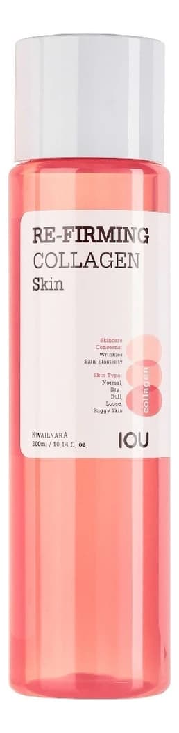 Welcos Тонер для лица с коллагеном Kwailnara IOU Re-Firming Collagen Toner