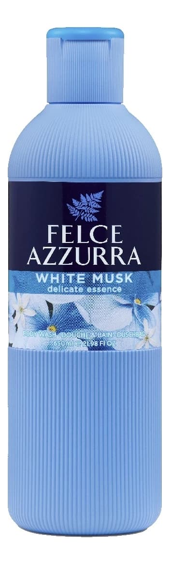 Felce Azzurra Парфюмированный гель для ванны и душа Белый мускус White Musk Bodywash
