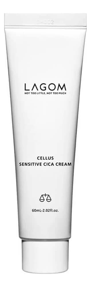 LAGOM Успокаивающий барьерный крем для лица с центеллой Cellus Sensitive Cica Cream