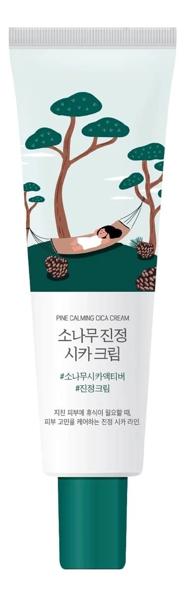 Round Lab Успокаивающий крем с экстрактом сосны и центеллы азиатской Pine Calming Cica Cream
