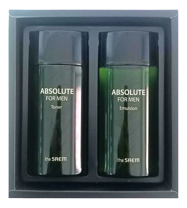 The Saem Набор для лица Absolute For Men Skin Care 2* (тонер + эмульсия)