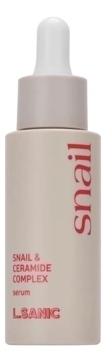 L.Sanic Сыворотка для лица с муцином улитки и комплексом керамидов Snail & Ceramide Complex Serum