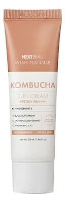 Nextbeau Солнцезащитный крем для лица Wish Planner Kombucha Biome Sun Cream SPF50+ PA++++