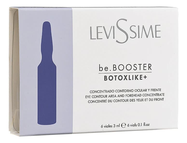 Levissime Миорелаксирующий концентрат для кожи вокруг глаз и лба be.Booster Botoxlike+ 6*3мл