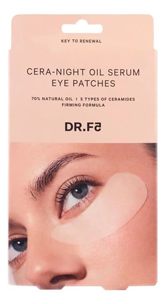 Dr.F5 Ночные лифтинг патчи с церамидами и комплексом масел Cera-Night Oil Serum Eye Patches