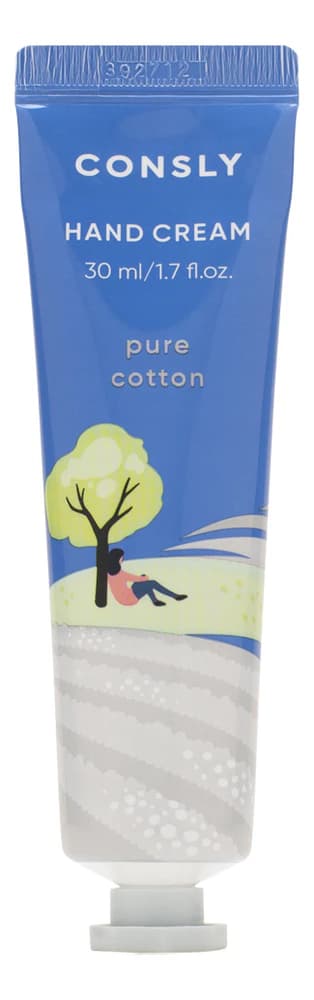Consly Парфюмированный гиалуроновый крем для рук с экстрактом хлопка Pure Cotton Hand Cream