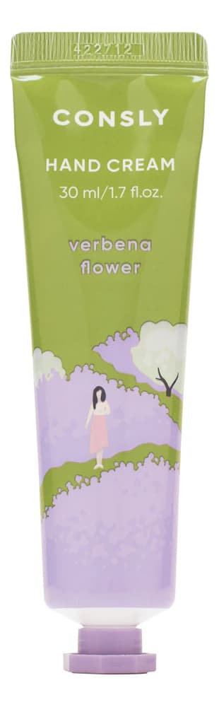 Consly Парфюмированный гиалуроновый крем для рук с экстрактом вербены Verbena Flower Hand Cream