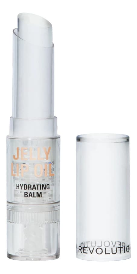 Makeup Revolution Увлажняющее масло-бальзам для губ Jelly Lip Oil Hydrating Balm Crystal clear ph