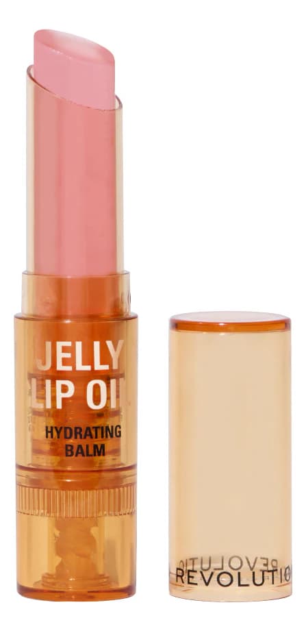 Makeup Revolution Увлажняющее масло-бальзам для губ Jelly Lip Oil Hydrating Balm Popsicle peach