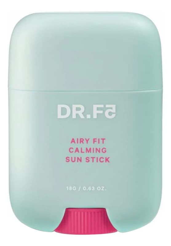 Dr.F5 Успокаивающий солнцезащитный стик для лица с каламином Airy Fit Calming Sun Stick SPF50+ PA++++