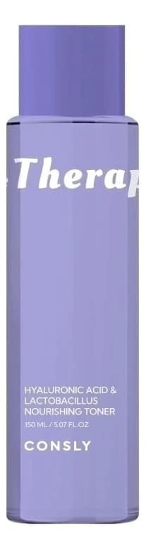 Consly Тонер с гиалуроновой кислотой и лактобактериями The Therapy Nourishing Toner