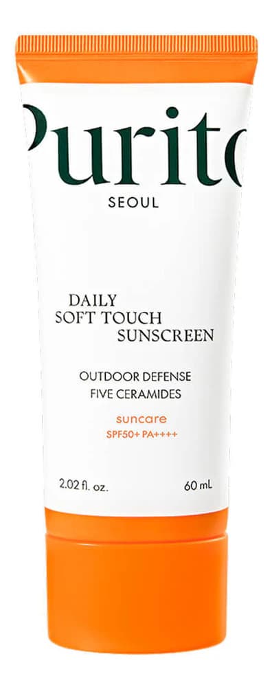 PURITO Солнцезащитный крем на фотостабильных фильтрах Daily Soft Touch Sunscreen SPF50+ PA++++