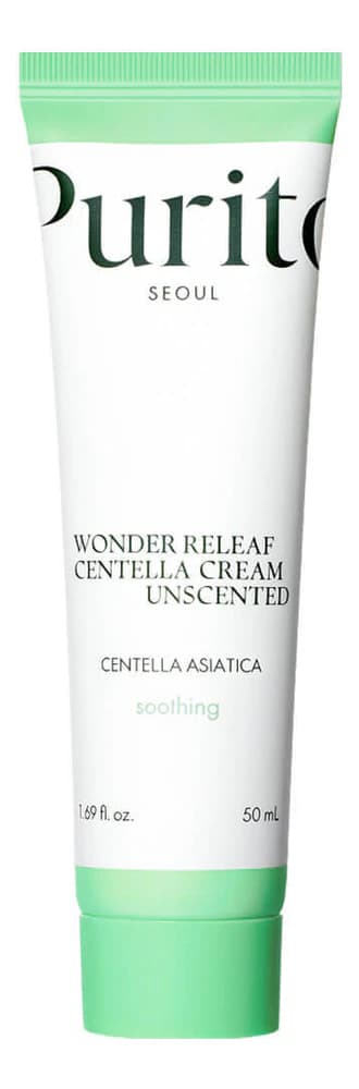 PURITO Восстанавливающий крем для лица Wonder Releaf Centella Cream Unscented