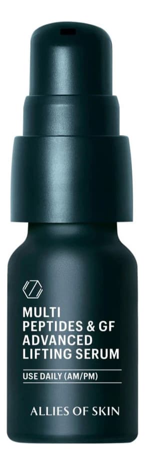 Allies of Skin Разглаживающая мультипептидная сыворотка для лица с фактором роста Multi Peptides & GF Advanced Lifting Serum Сыворотка