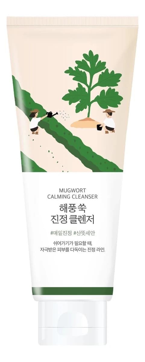 Round Lab Успокаивающая пенка для умывания с экстрактом полыни Mugwort Calming Cleanser