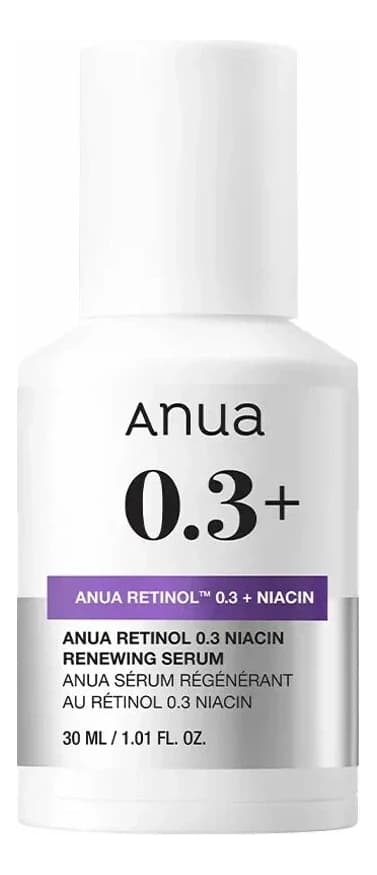 Anua Сыворотка для лица с ретинолом и ниацинамидом Nano Retinol 0,3 + Niacin Renewing Serum