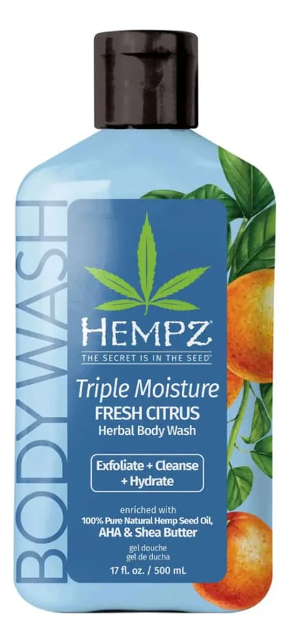 Hempz Гель для душа Тройное увлажнение Triple Moisture Fresh Citrus Herbal Body Wash