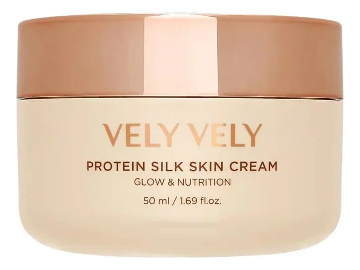 VELY VELY Крем для лица с молочными протеинами и шелком Protein Silk Skin Cream