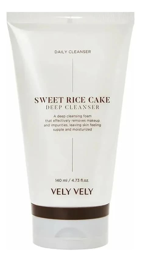 VELY VELY Увлажняющий очищающий гель с экстрактом сладкого риса Sweet Rice Cake Deep Cleanser