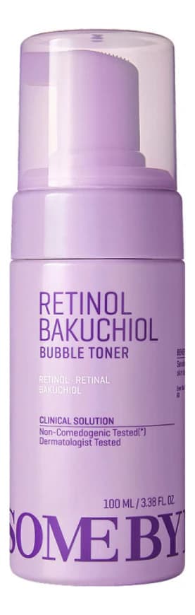 Some By Mi Пузырьковый тонер для лица с ретинолом и бакучиолом Retinol Bakuchiol Bubble Toner