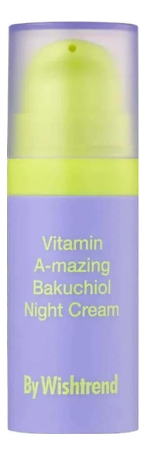 By Wishtrend Ночной крем для лица с ретиналем и бакучиолом Vitamin A-mazing Bakuchiol Night Cream Крем