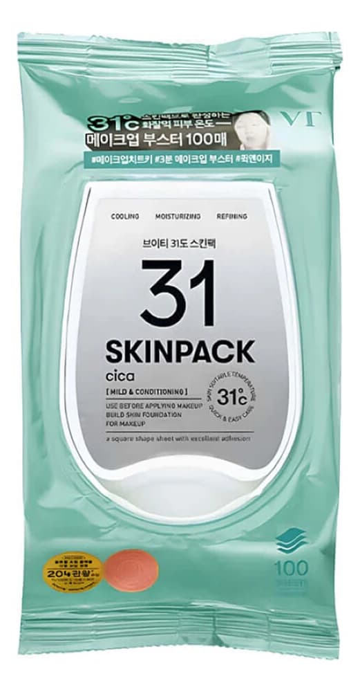 VT Cosmetics Успокаивающие тонер-пэды для лица с центеллой Mild Skin