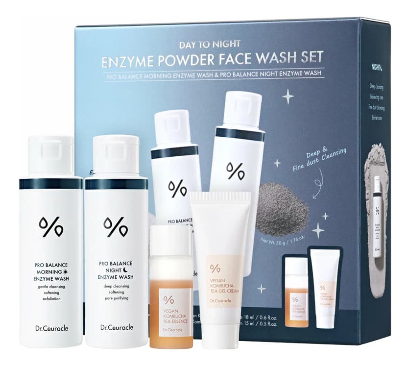 Dr. Ceuracle Набор энзимных скрабов для лица Day To Night Enzyme Powder Face Wash