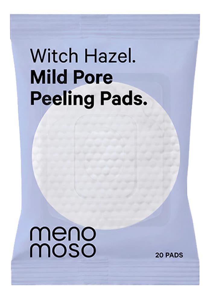 MENOMOSO Мягкие отшелушивающие пэды для лица с экстрактом гамамелиса Mild Pore Peeling Pads