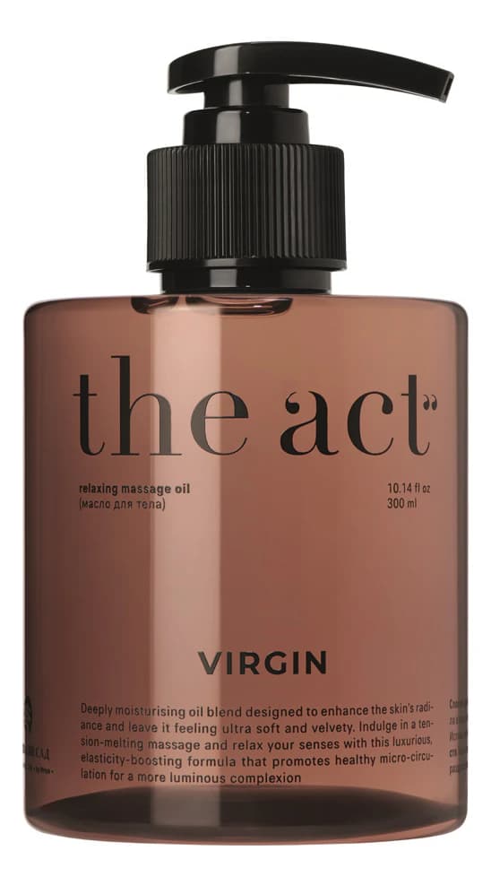 The Act Парфюмированное массажное масло для тела Virgin Relaxing Massage Oil