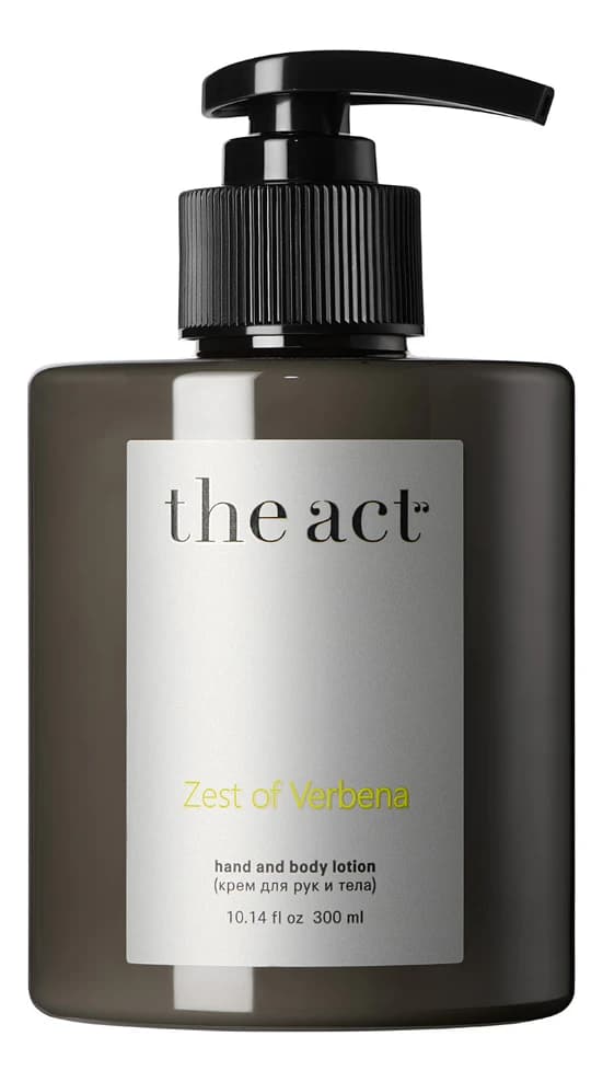 The Act Парфюмированный крем для рук и тела Zest Of Verbena Hand And Body Lotion