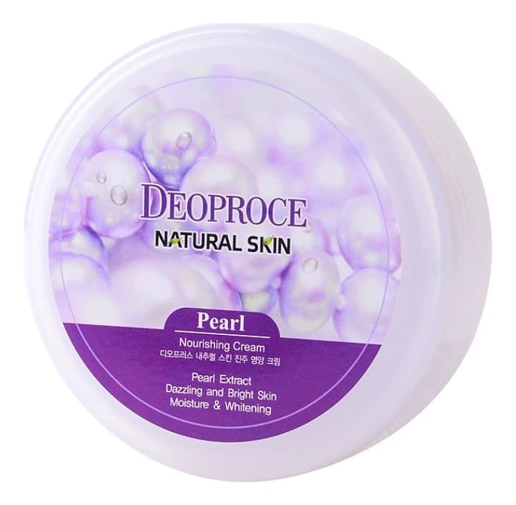 Deoproce Крем для лица и тела с экстрактом жемчуга Natural Skin Pearl Nourishing Cream