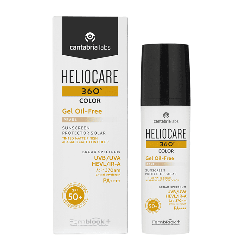Cantabria Labs Heliocare 360º Color Gel Oil-free Pearl SPF 50+ – Гель солнцезащитный тональный (жемчужный) с СЗФ 50+