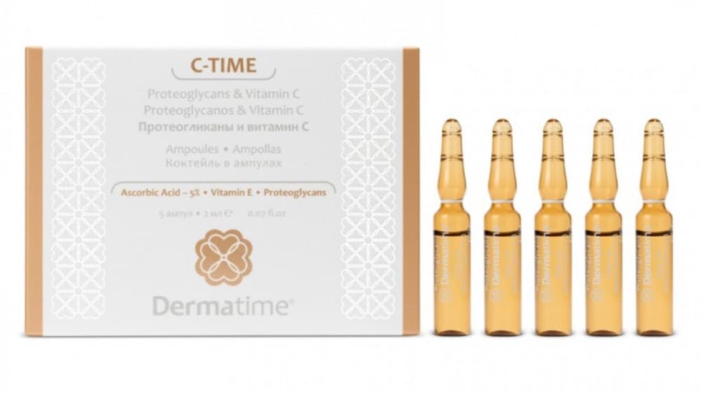 Dermatime C-Time Proteoglycans + Vitamin C – Протеогликаны и витамин С в ампулах, . по 2 мл