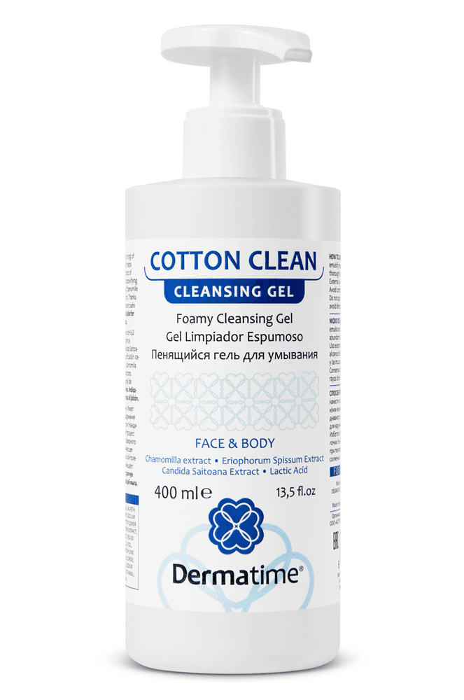 Dermatime Cotton Clean Foamy Cleansing Gel – Гель пенящийся для умывания Дерматайм