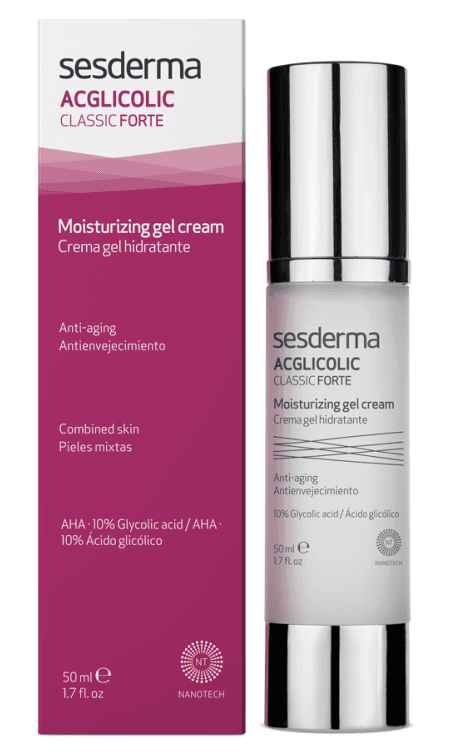 Sesderma Acglicolic Classic Forte Facial Moisturizing Gel-Cream – Гель-крем увлажняющий Агликолик Классик Форте