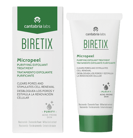 Cantabria Labs Biretix Micropeel Purifying Exfoliant Treatment – Очищающий скраб – эксфолиант Биретикс