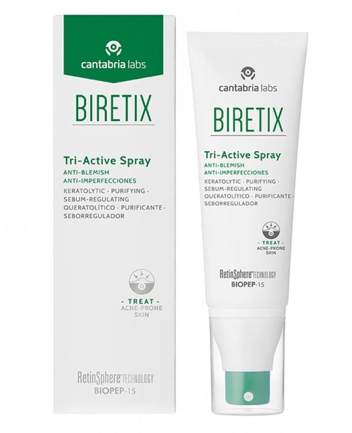 Cantabria Labs Biretix Tri-Active Anti-Blemish Spray – Спрей противовоспалительный для коже с акне Биретикс