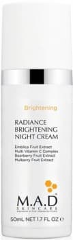 M.A.D Skincare Brightening Radiance Brightening Night Cream (Ночной восстанавливающий крем выравнивающий тон кожи)