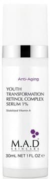 M.A.D Skincare Anti-Aging Youth Transformation Retinol Complex Serum 1% (Сыворотка для комплексного омоложения кожи с 1% ретинолом)