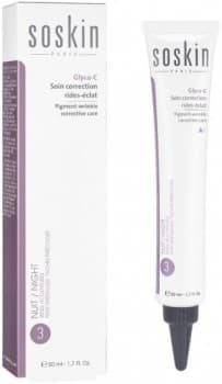 Soskin Glyco-C Pigment Wrinkle Corrective Care (Ночной крем против морщин и пигментации с гликолевой кислотой и витамином С)