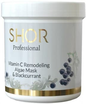 SHOR Professional Vitamin C Remodeling Algae Mask & Blackcurrant (Альгинатная маска с Витамином С и Черной смородиной)