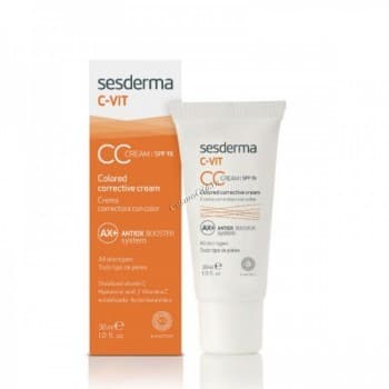 Sesderma C-Vit CC Cream SPF 15 (Крем корректирующий тон кожи СЗФ 15 с витамином С)