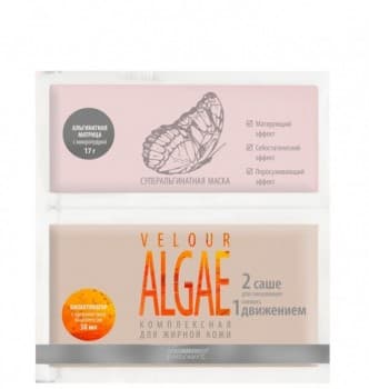 Premium Velour Algae (Суперальгинатная маска Комплексная для жирной кожи), + 50 мл