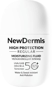 NewDermis Hight Protection Regular Moisturing Fluid (Увлажняющий флюид SPF 50+ PPD20)