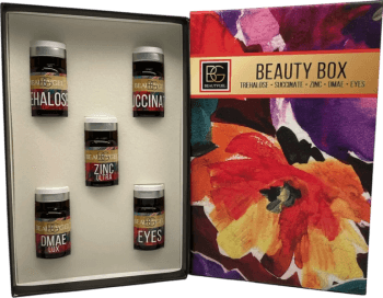 BeautyGel Beauty Box (Набор средств Succinate+Trehalose+Zinc Ultra+Eyes+DMAE Lux), x 6 мл